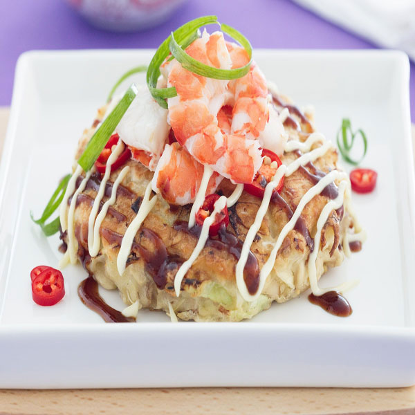 Red Bell pepper Sauce Pancake